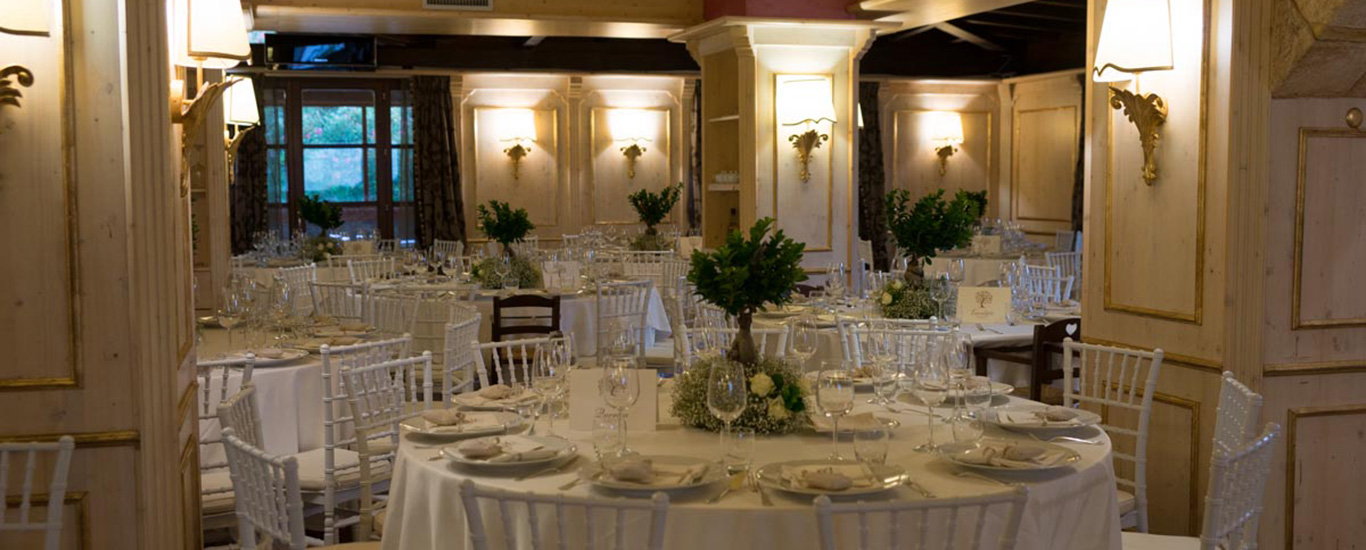 ristorante con piscina per matrimoni